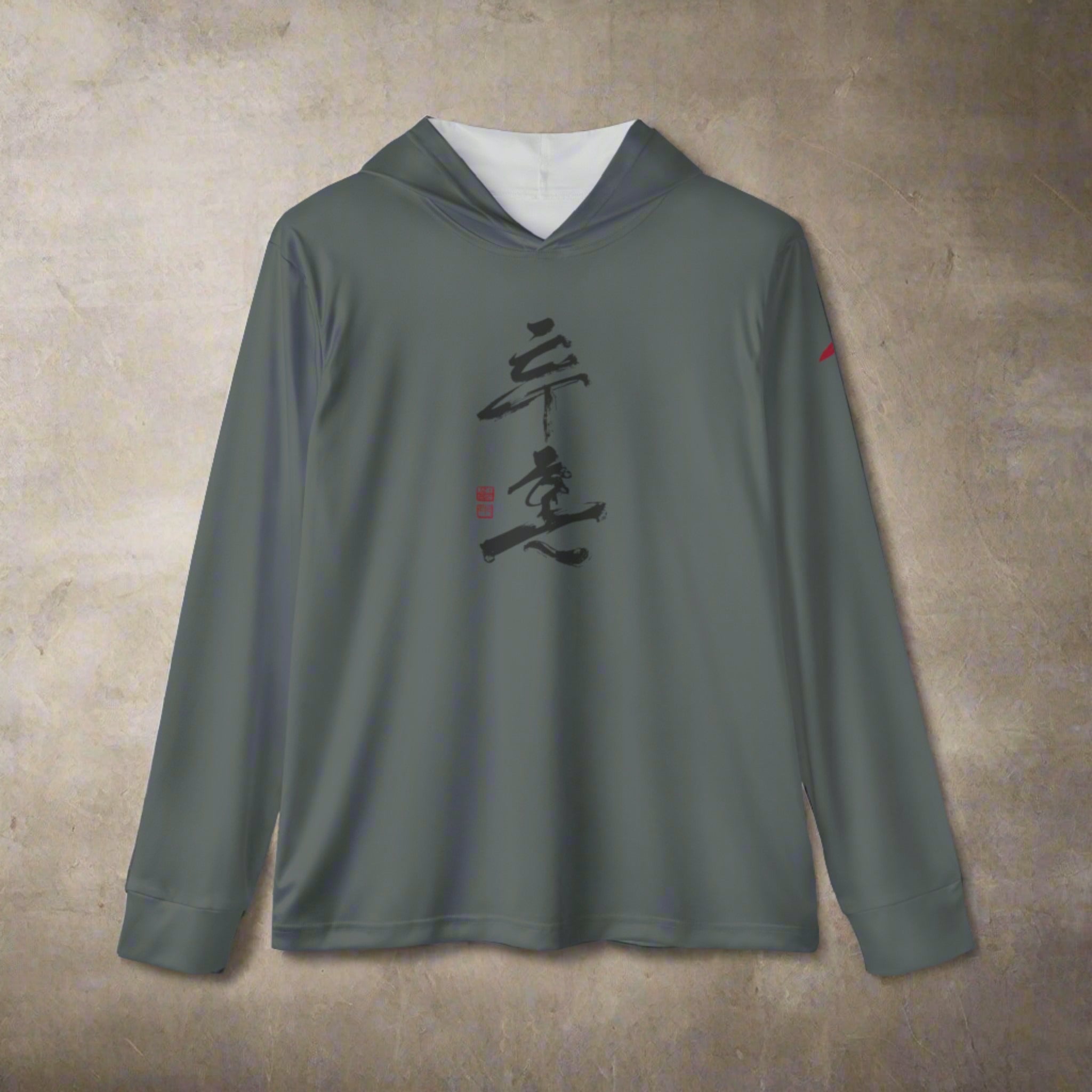 a flat hoodie