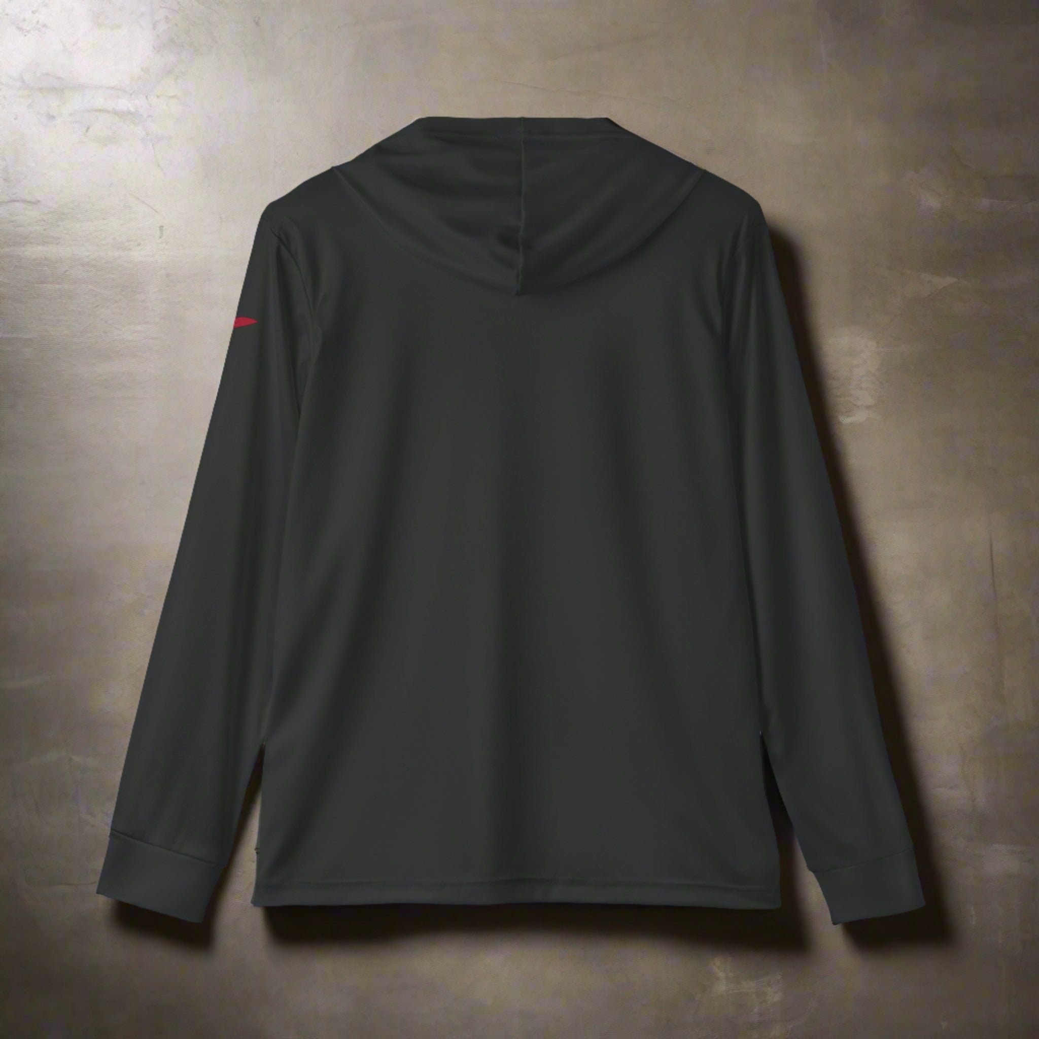 a flat hoodie