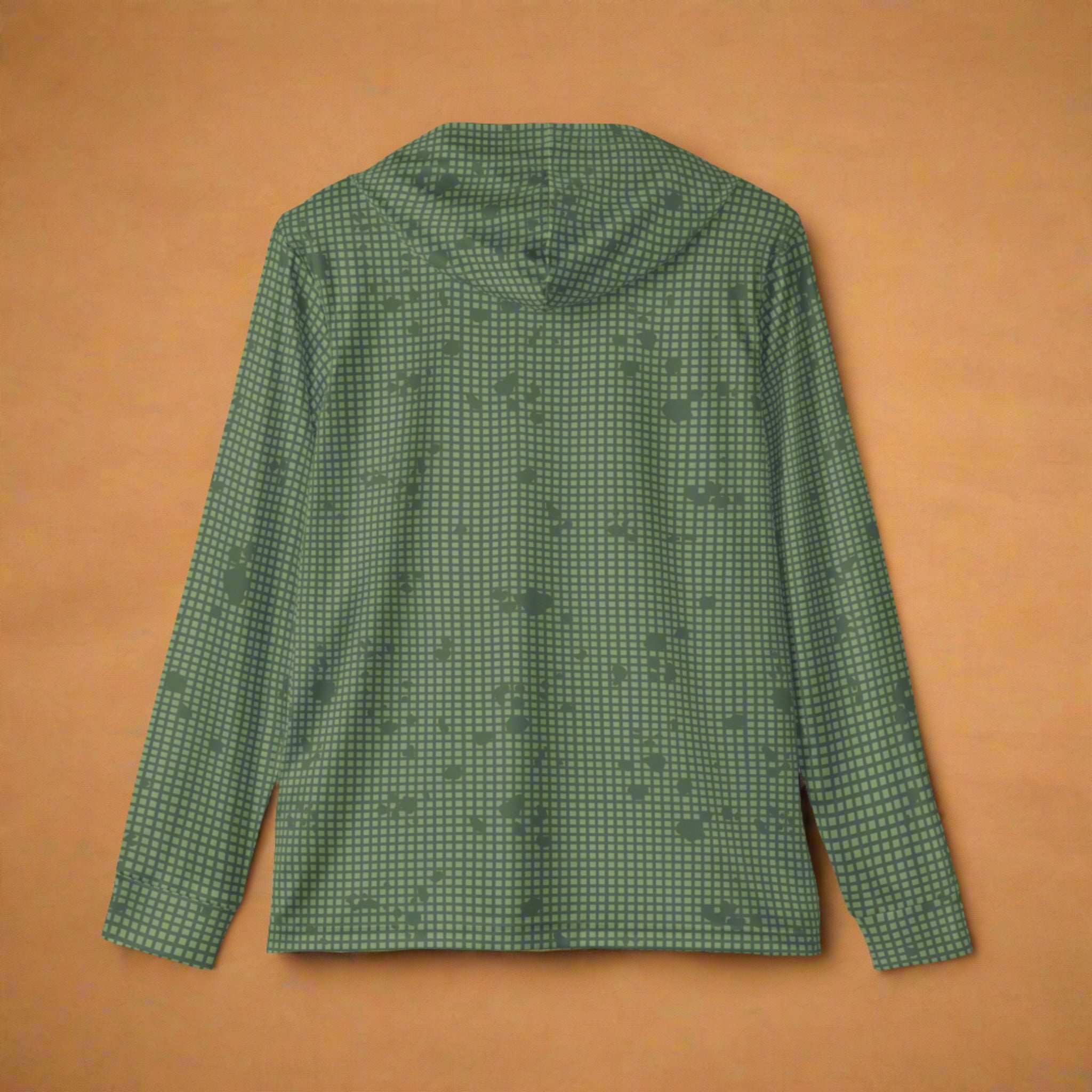 a flat hoodie