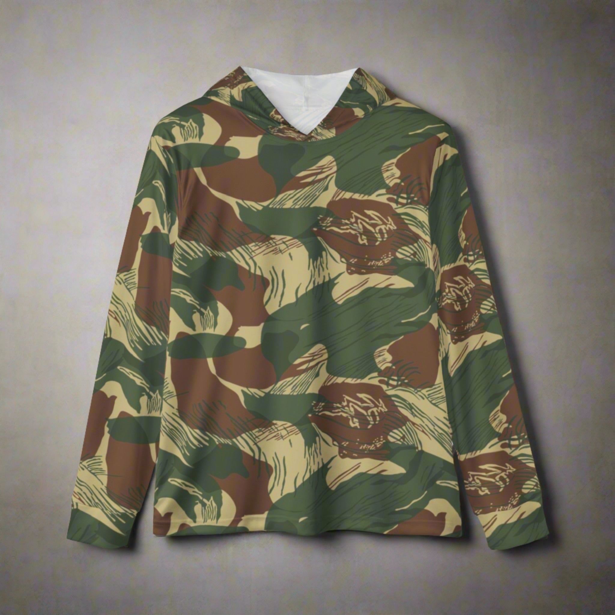 a flat hoodie