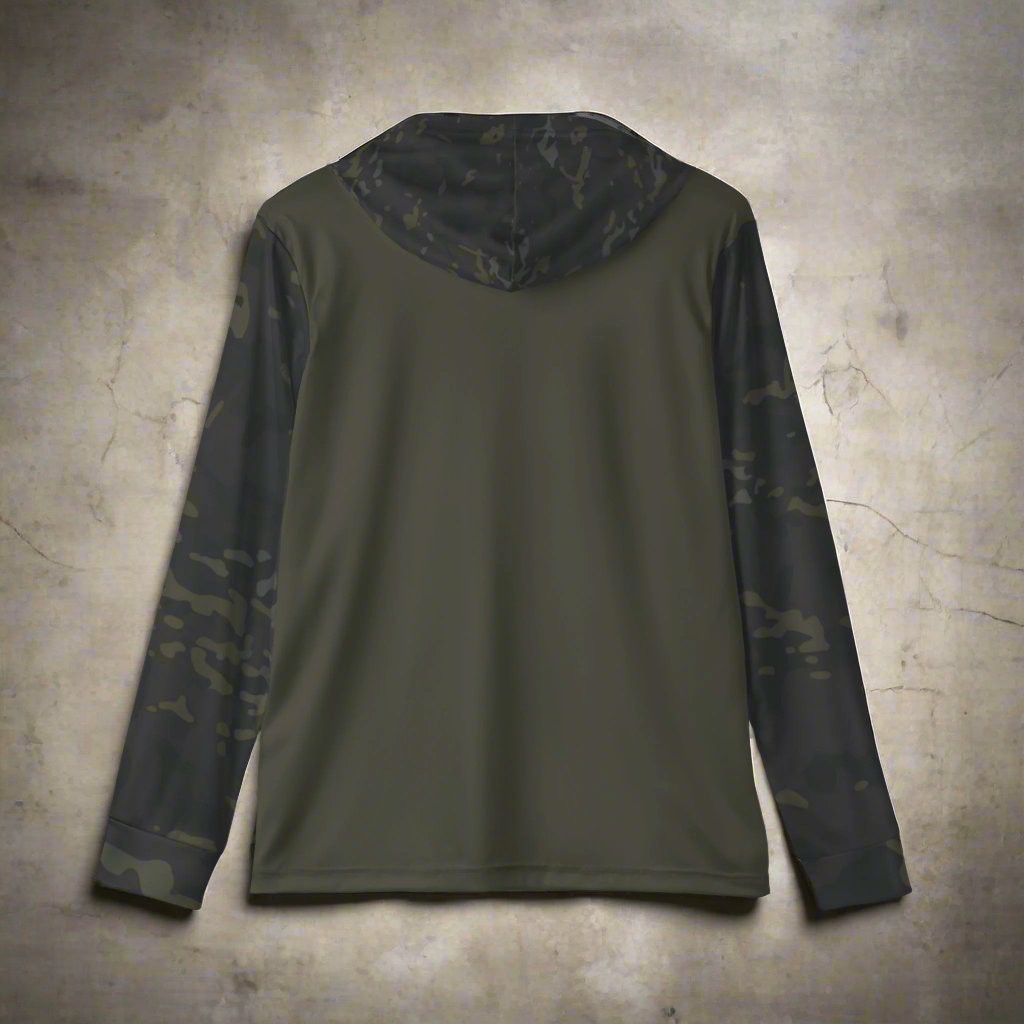 a hoodie laying flat