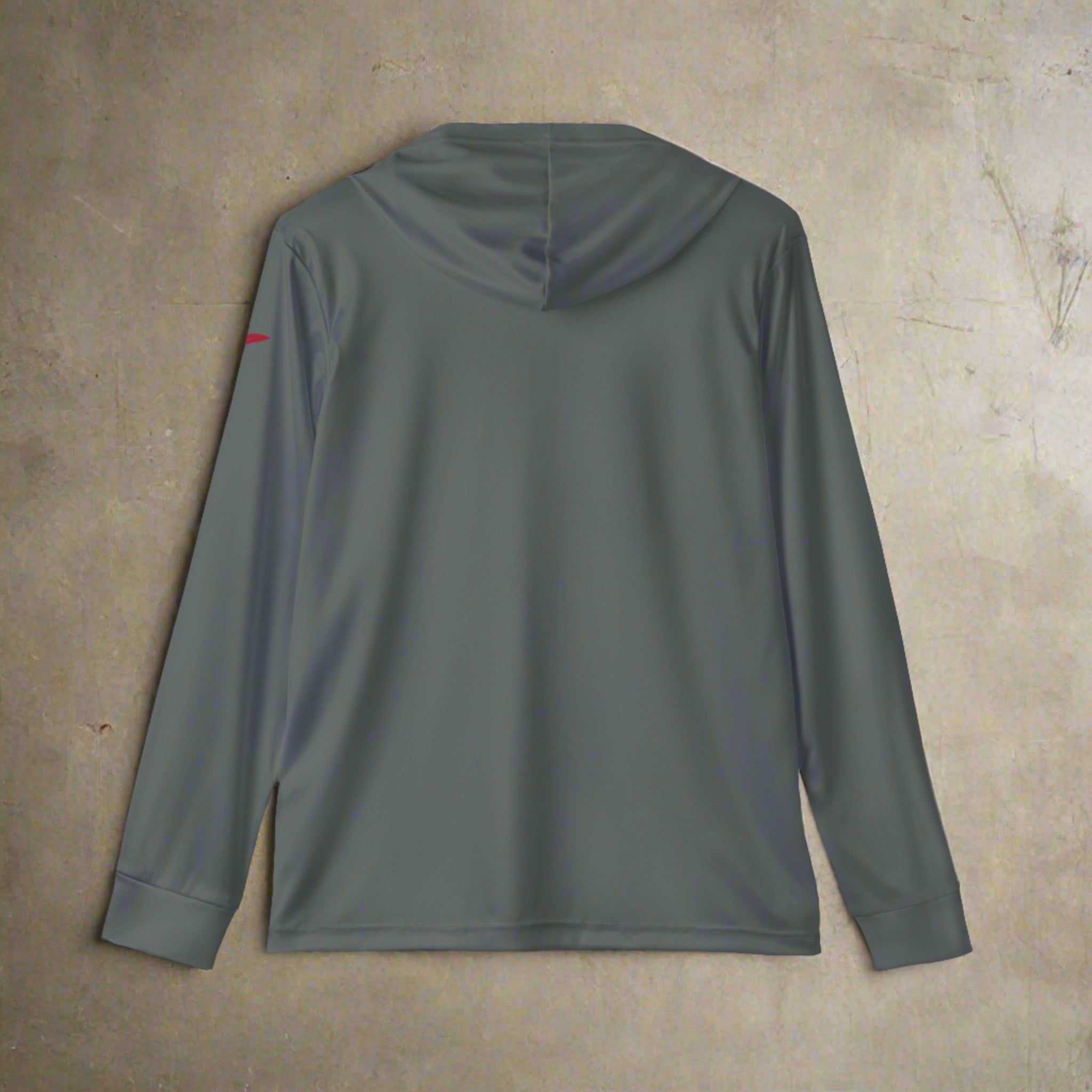 a flat hoodie