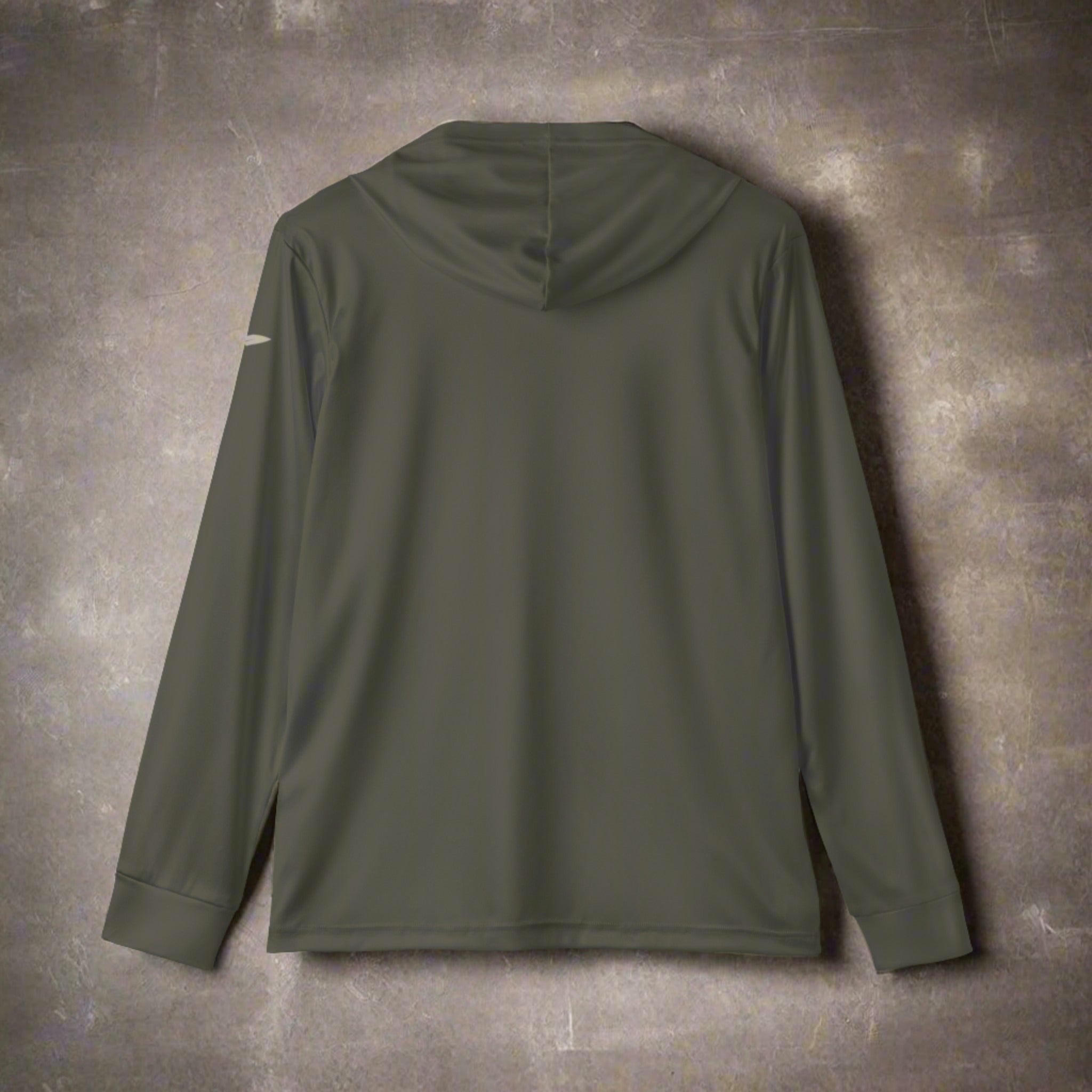 a flat hoodie