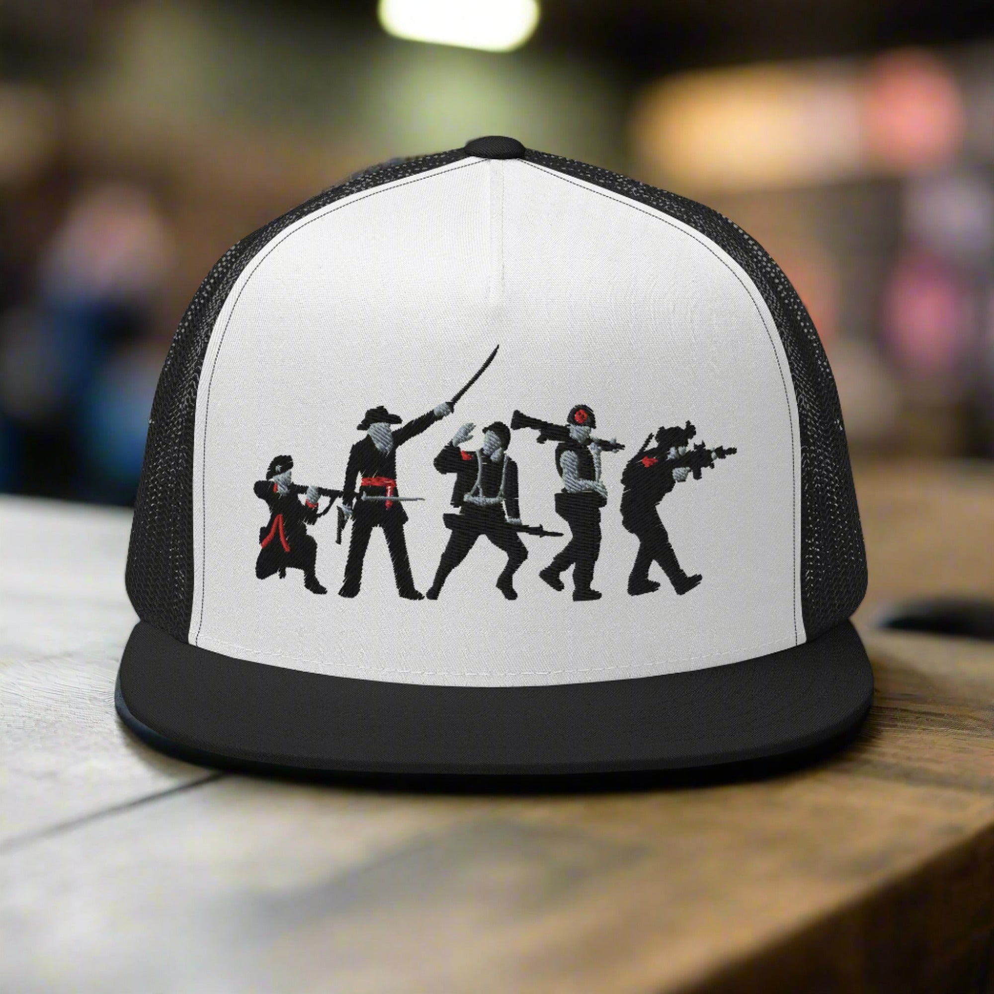 a trucker hat