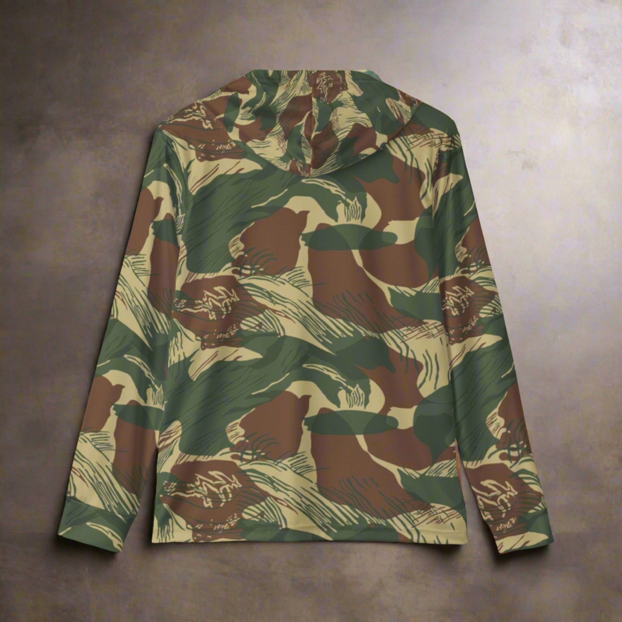 a flat hoodie