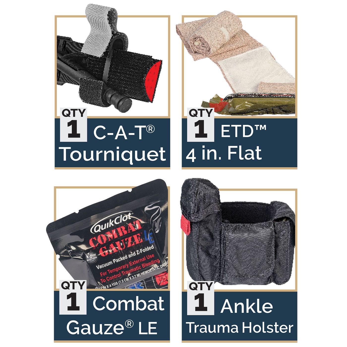 Ankle Trauma Holster and Kits (North American Rescue)