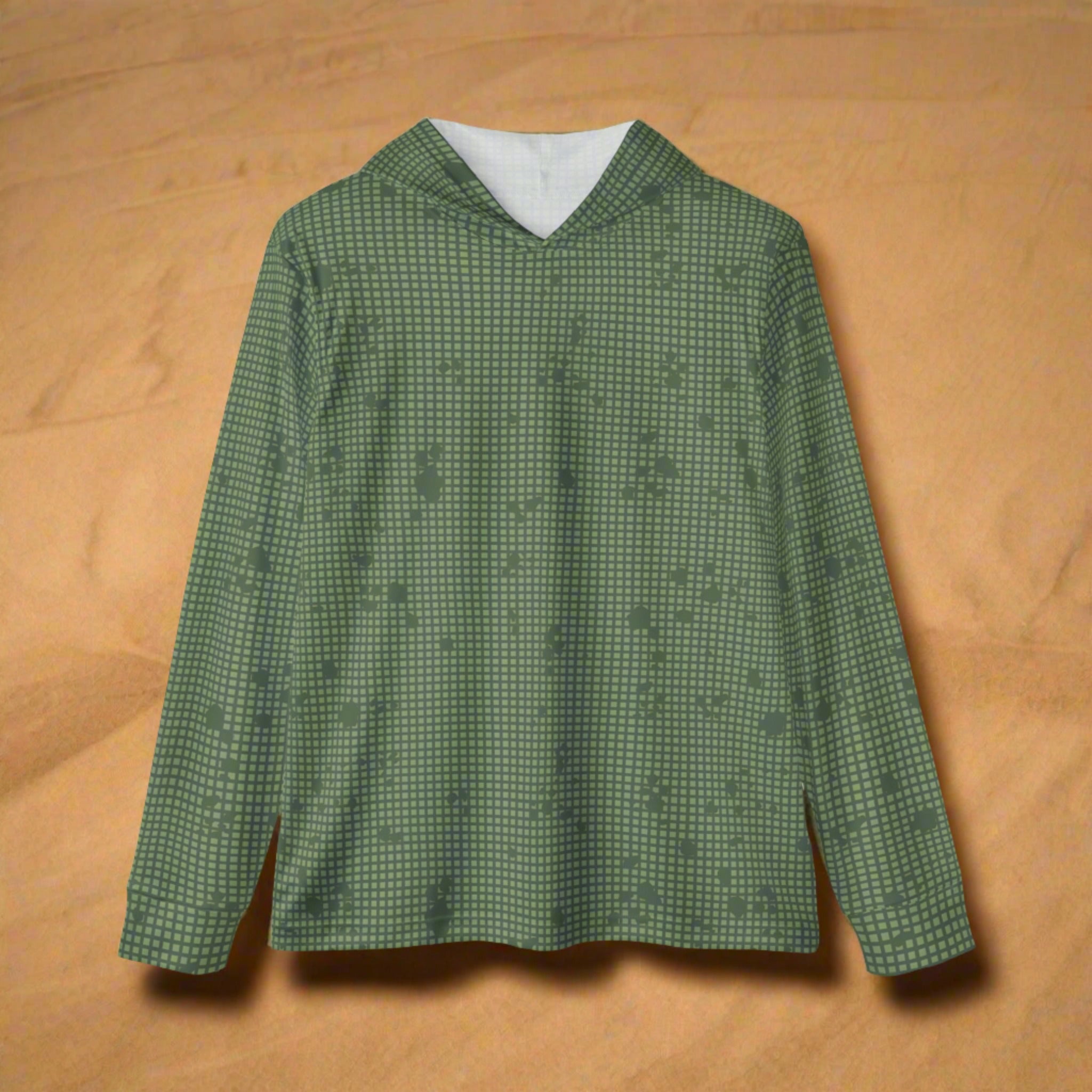 a flat hoodie