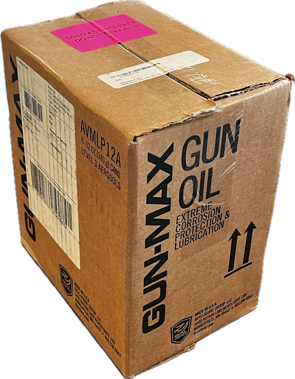 GUN MAX GUN OIL 12 OZ AEROSOL x 6