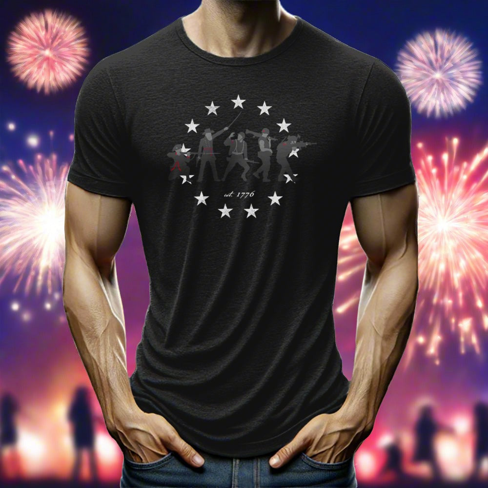 man wearing a t-shirt