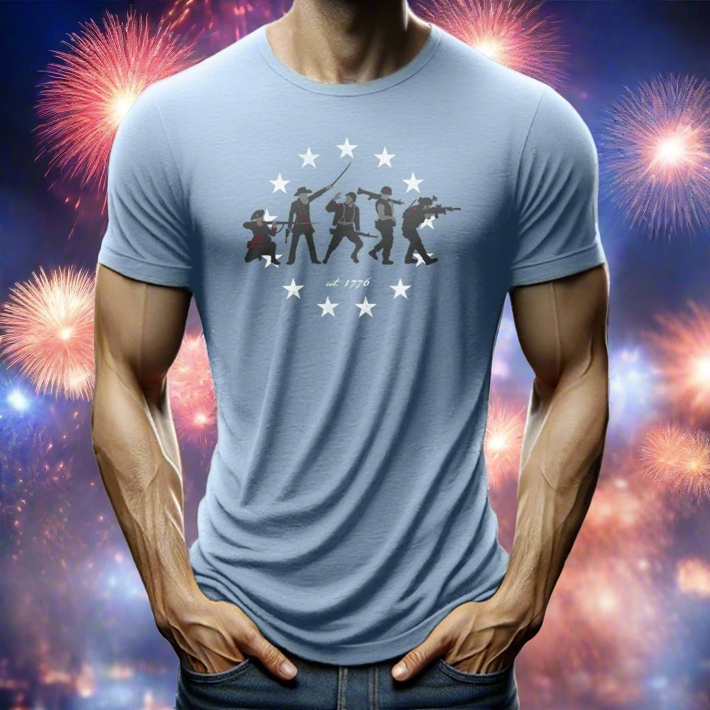 man wearing a t-shirt