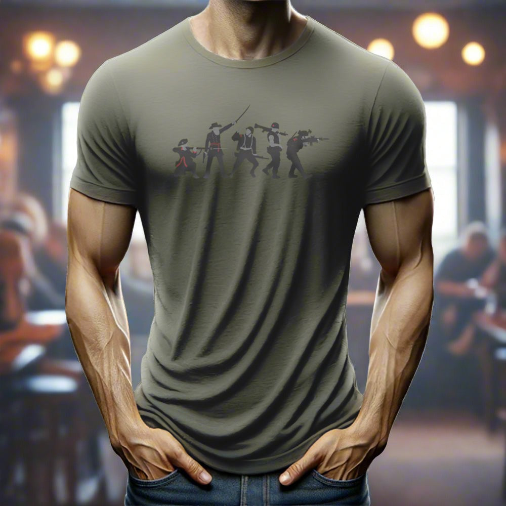 man wearing a t-shirt