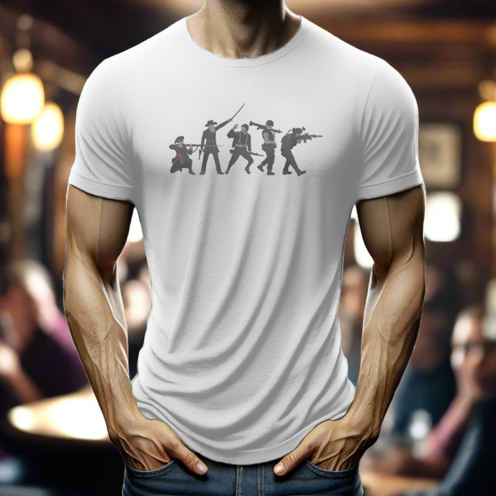 man wearing a t-shirt