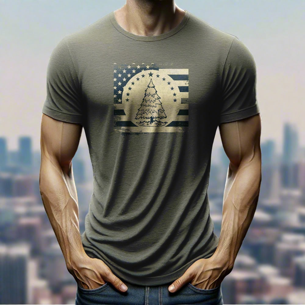 man wearing a t-shirt