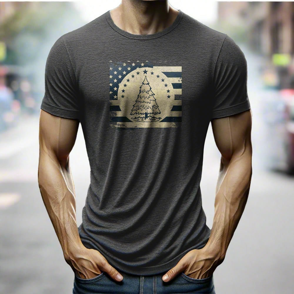 man wearing a t-shirt