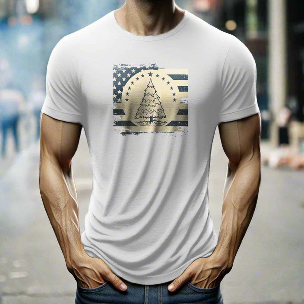 man wearing a t-shirt