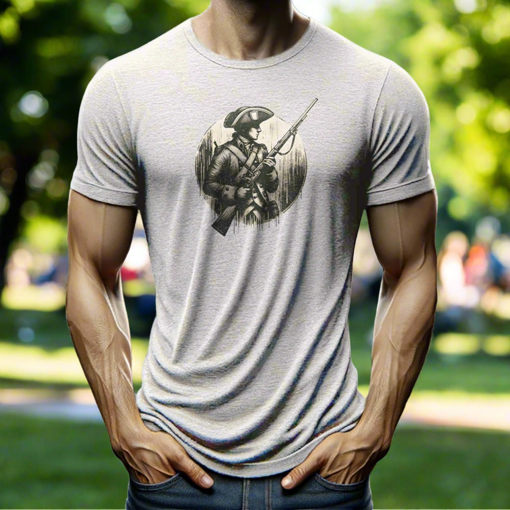 man wearing a t-shirt