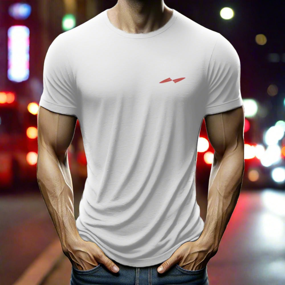 man wearing a t-shirt