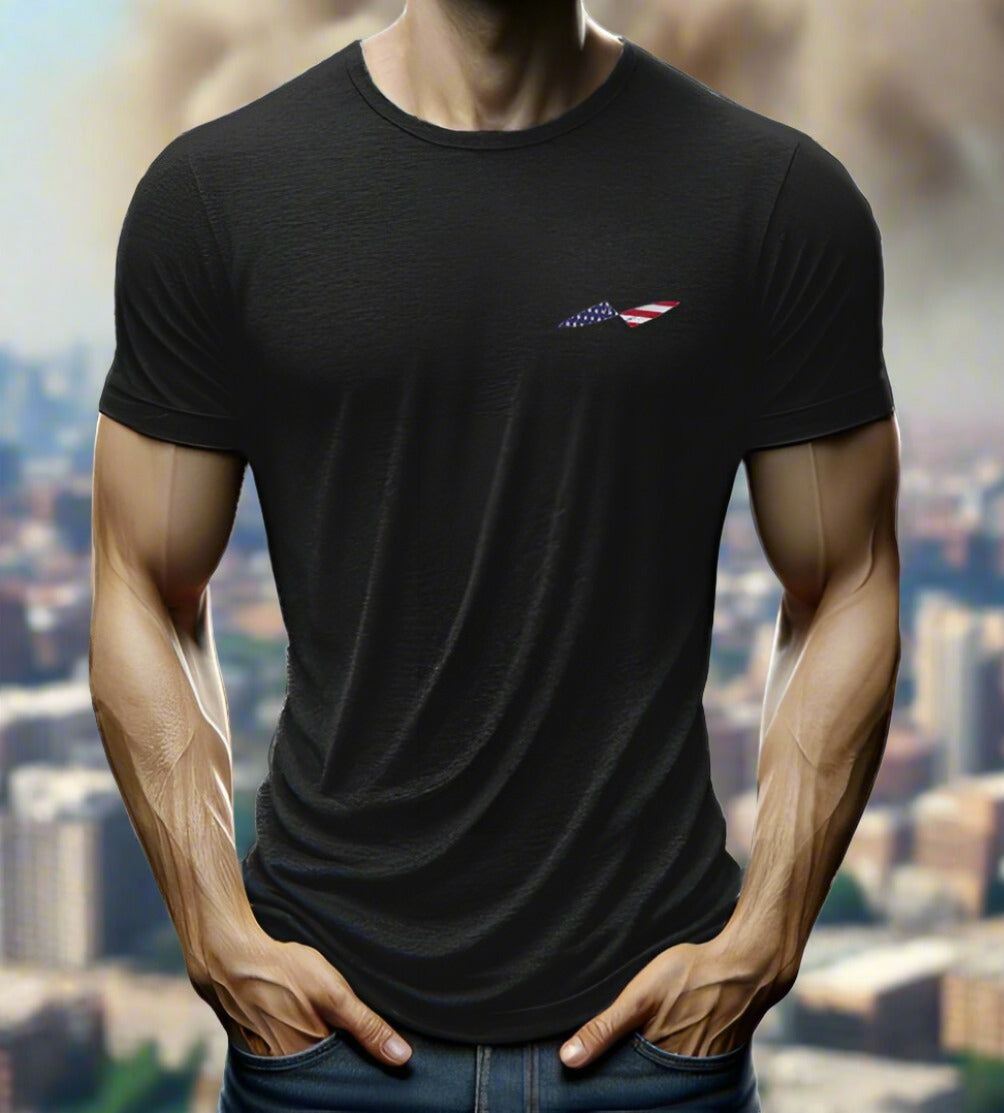man wearing a t-shirt