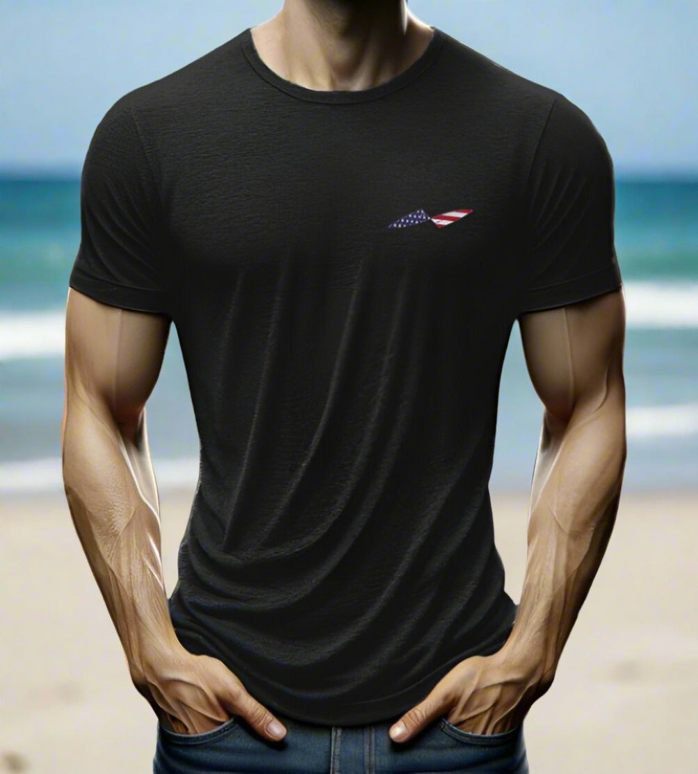 man wearing a t-shirt