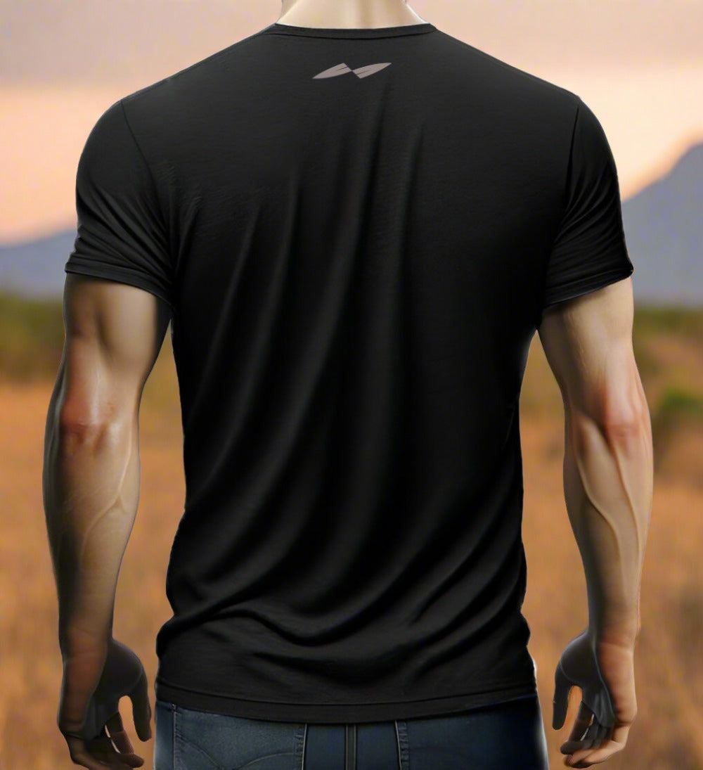 man wearing a t-shirt