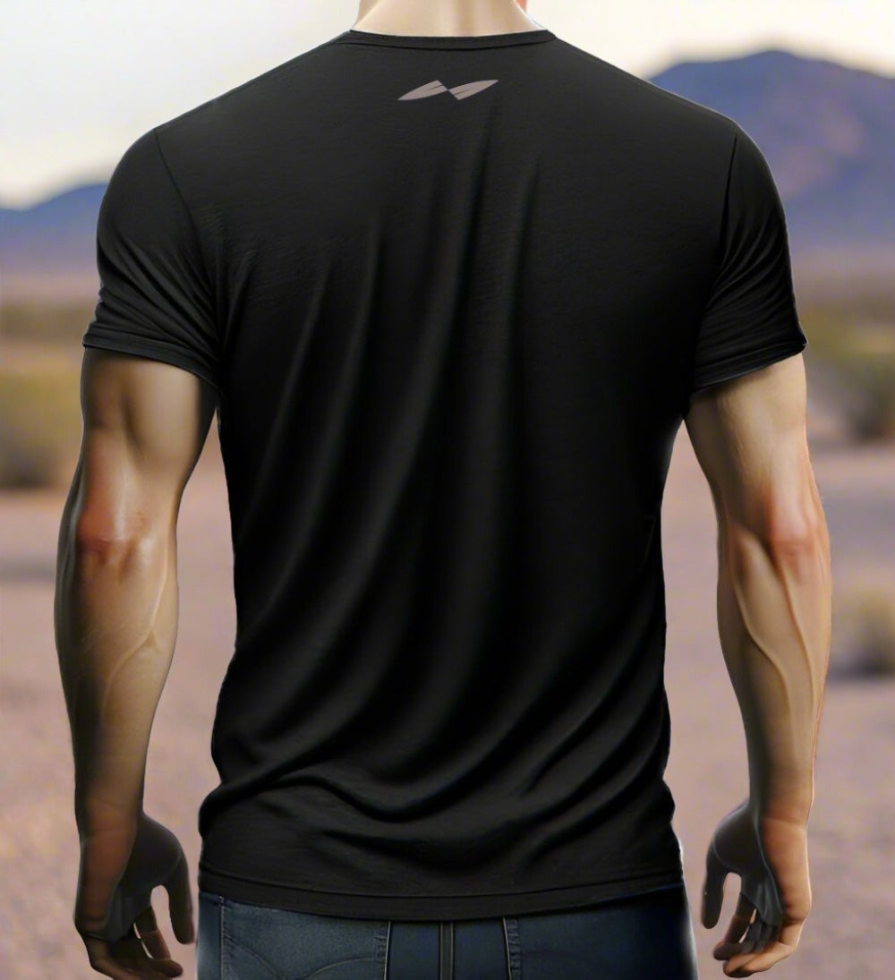 man wearing a t-shirt