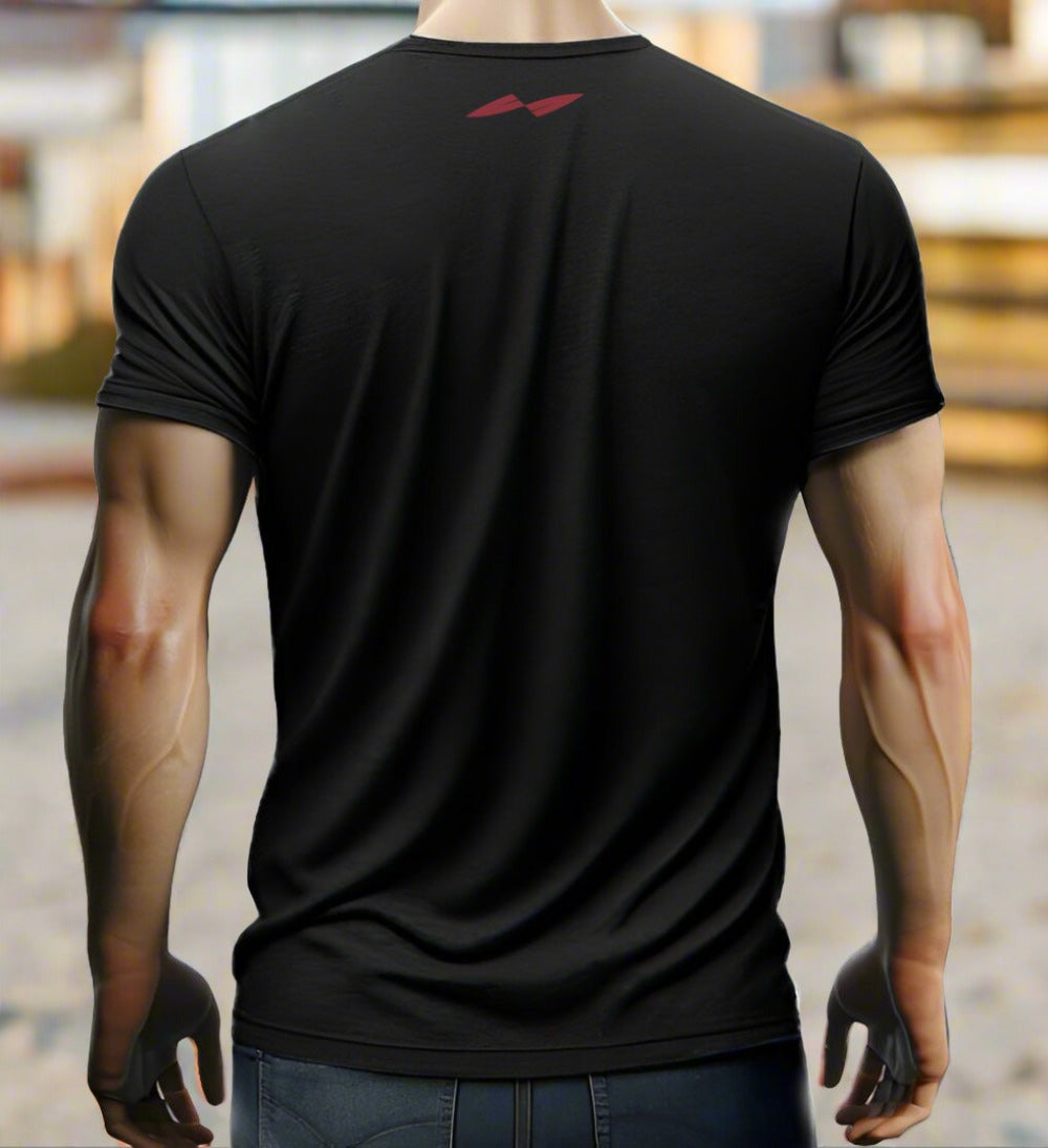 man wearing a t-shirt