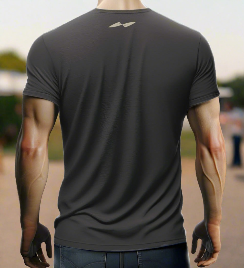 man wearing a t-shirt
