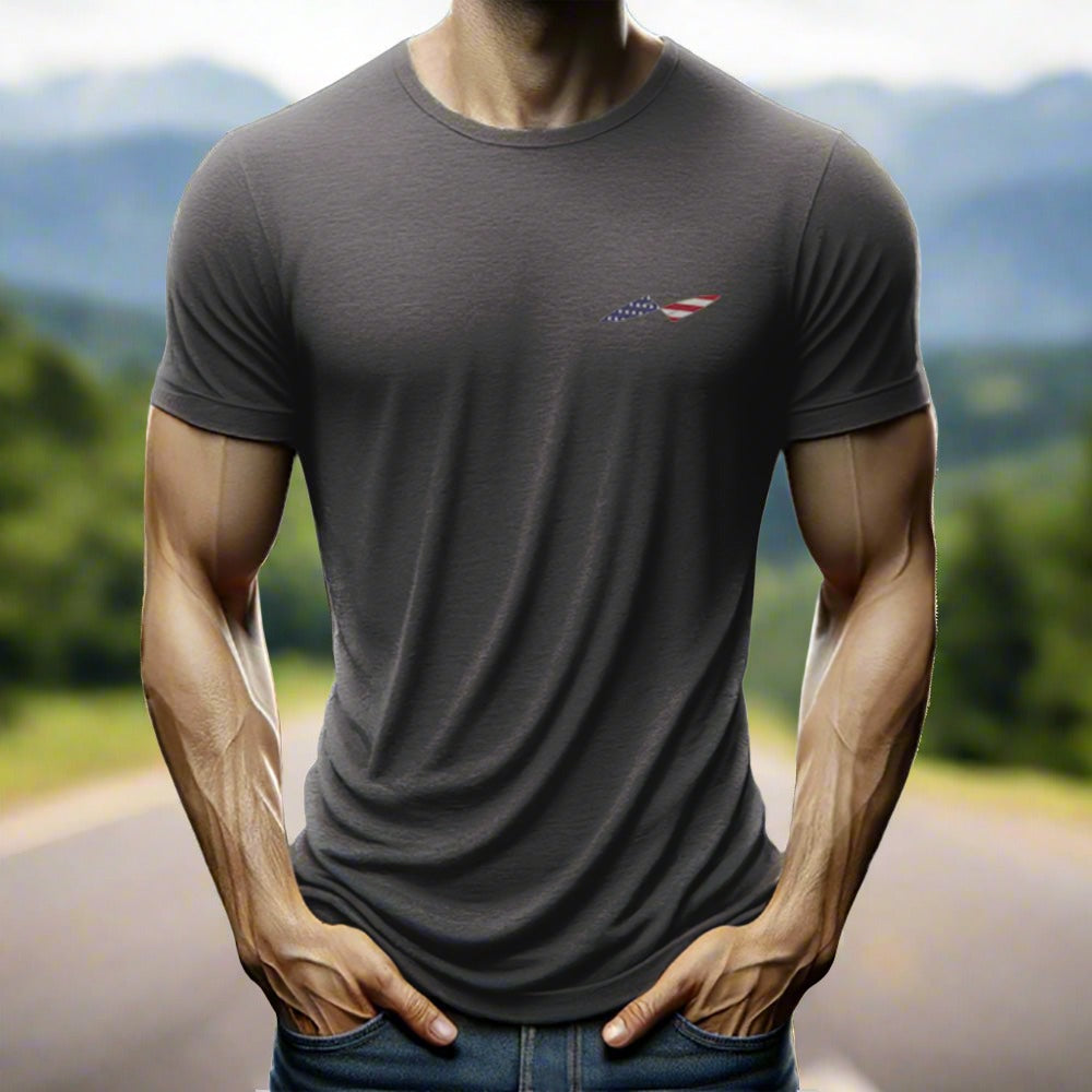 man wearing a t-shirt