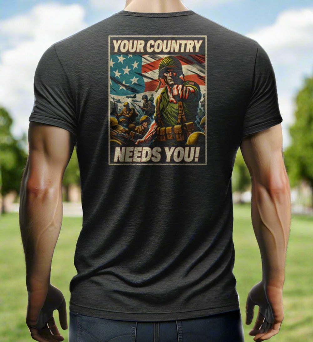 man wearing a t-shirt