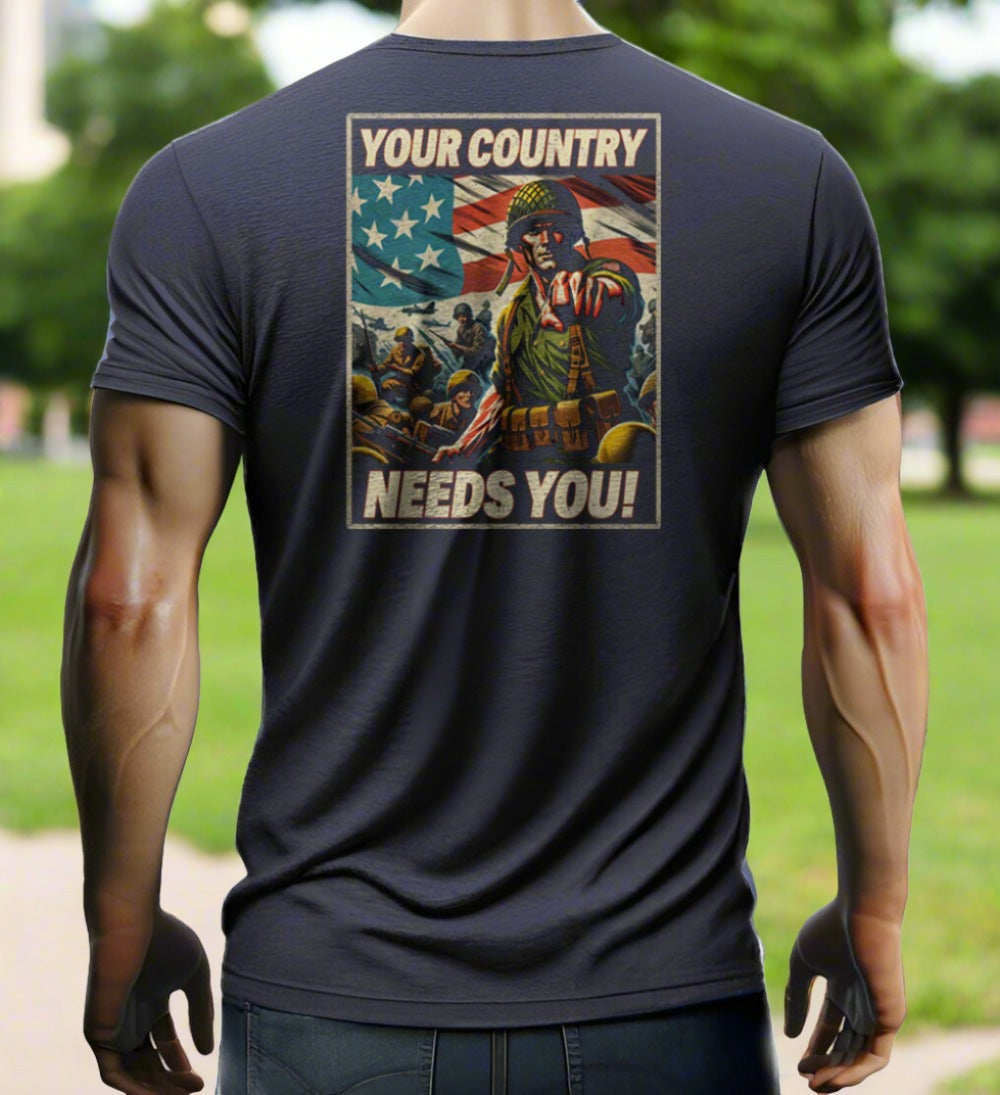 man wearing a t-shirt
