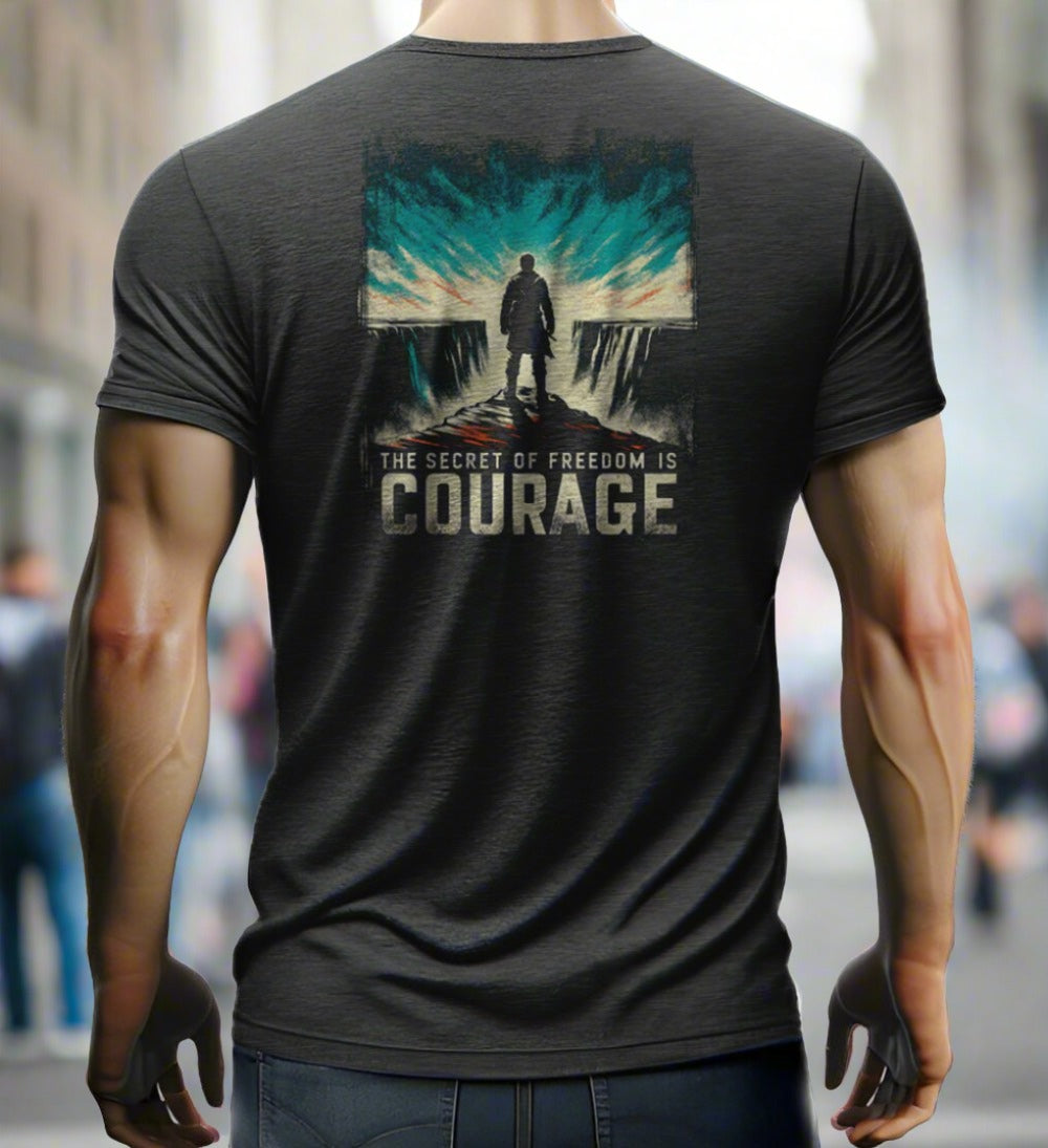 man wearing a t-shirt