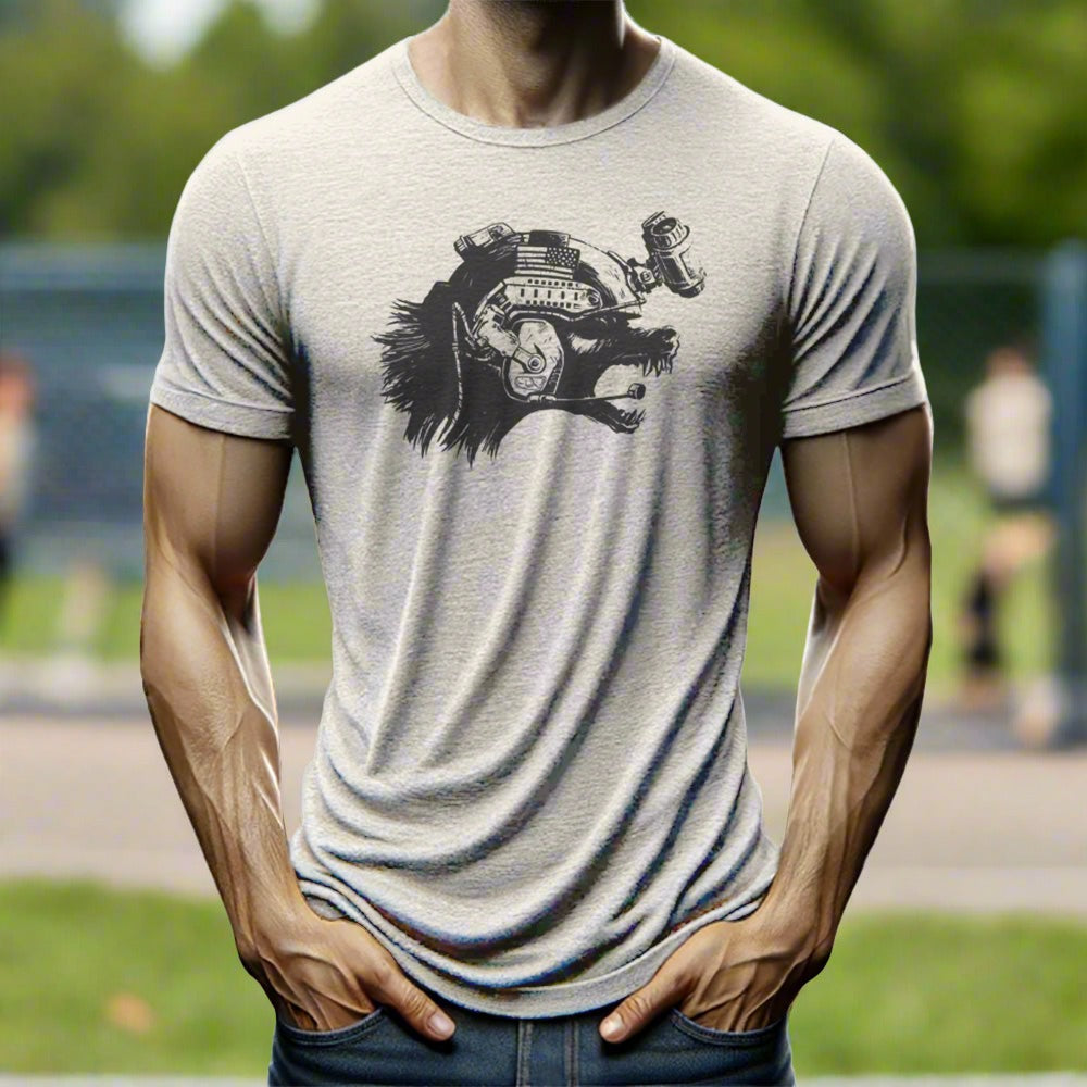 man wearing a t-shirt