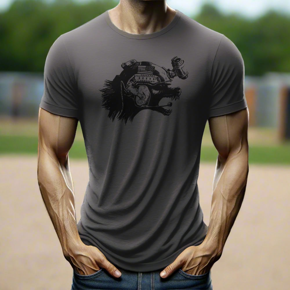 man wearing a t-shirt
