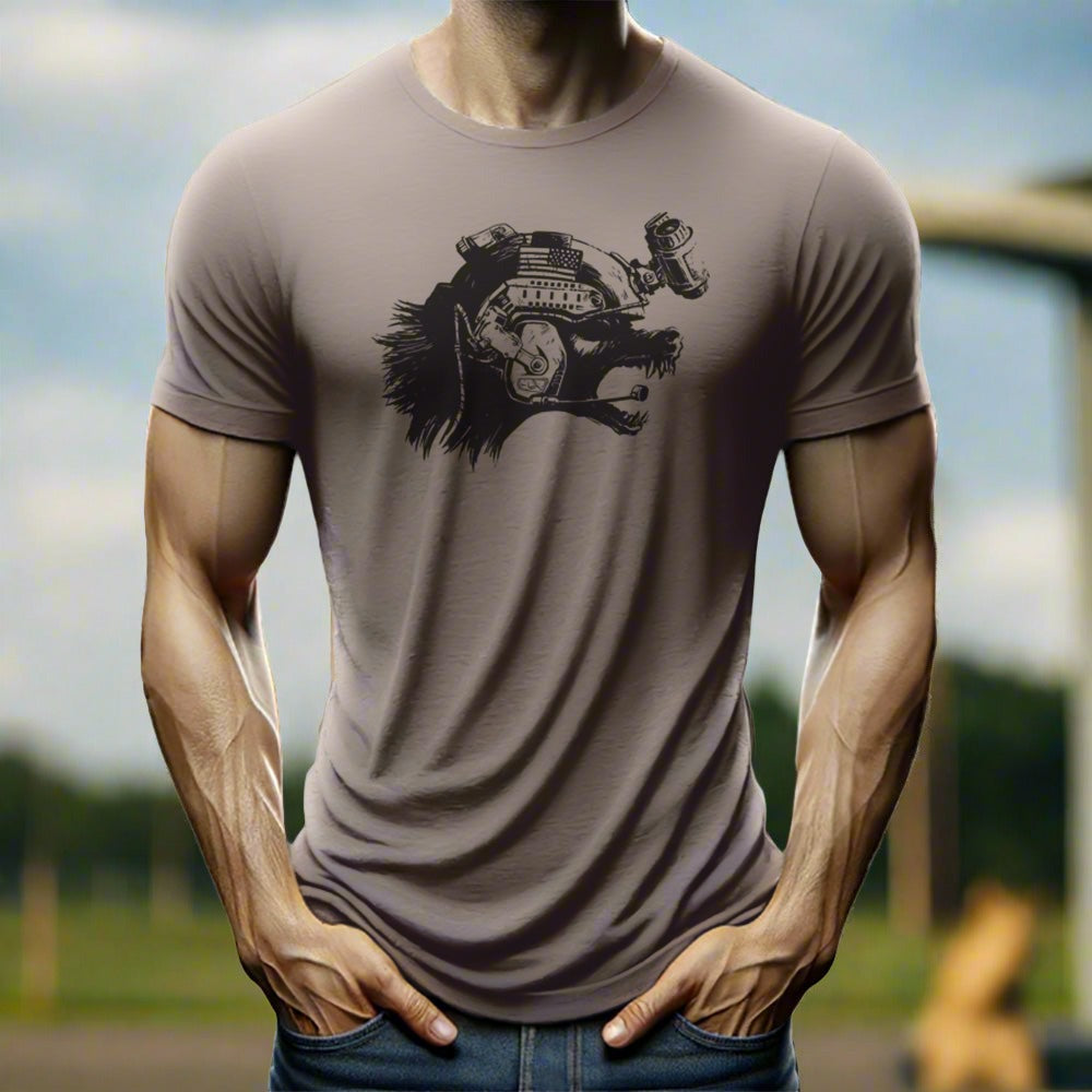 man wearing a t-shirt