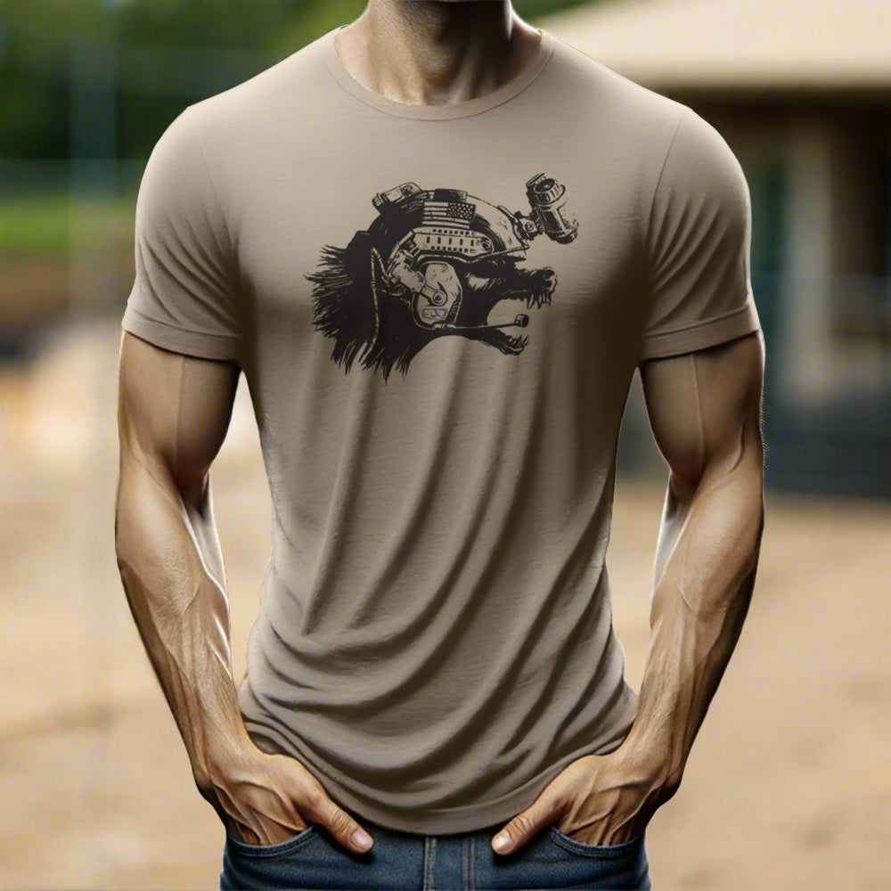 man wearing a t-shirt