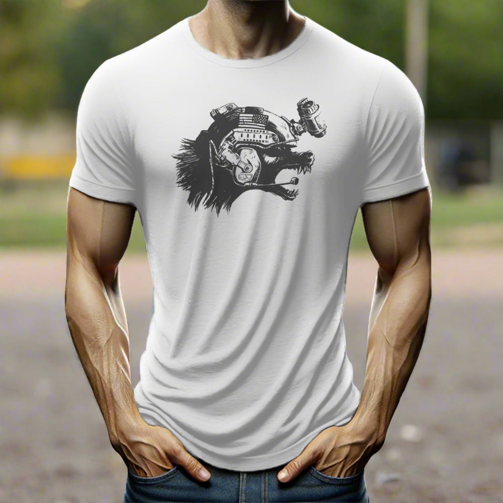 man wearing a t-shirt