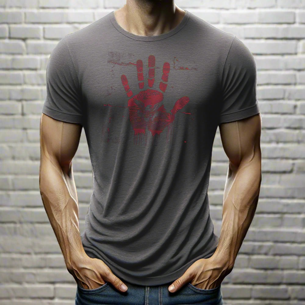 man wearing a t-shirt