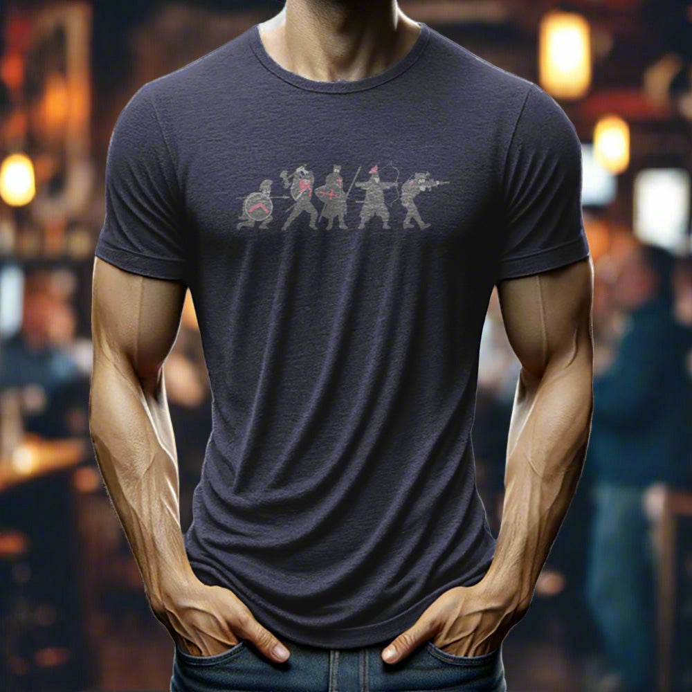 man wearing a t-shirt