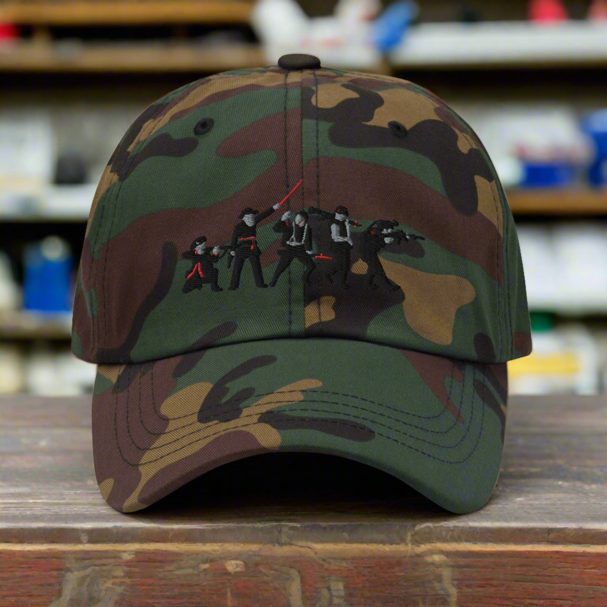 a baseball cap
