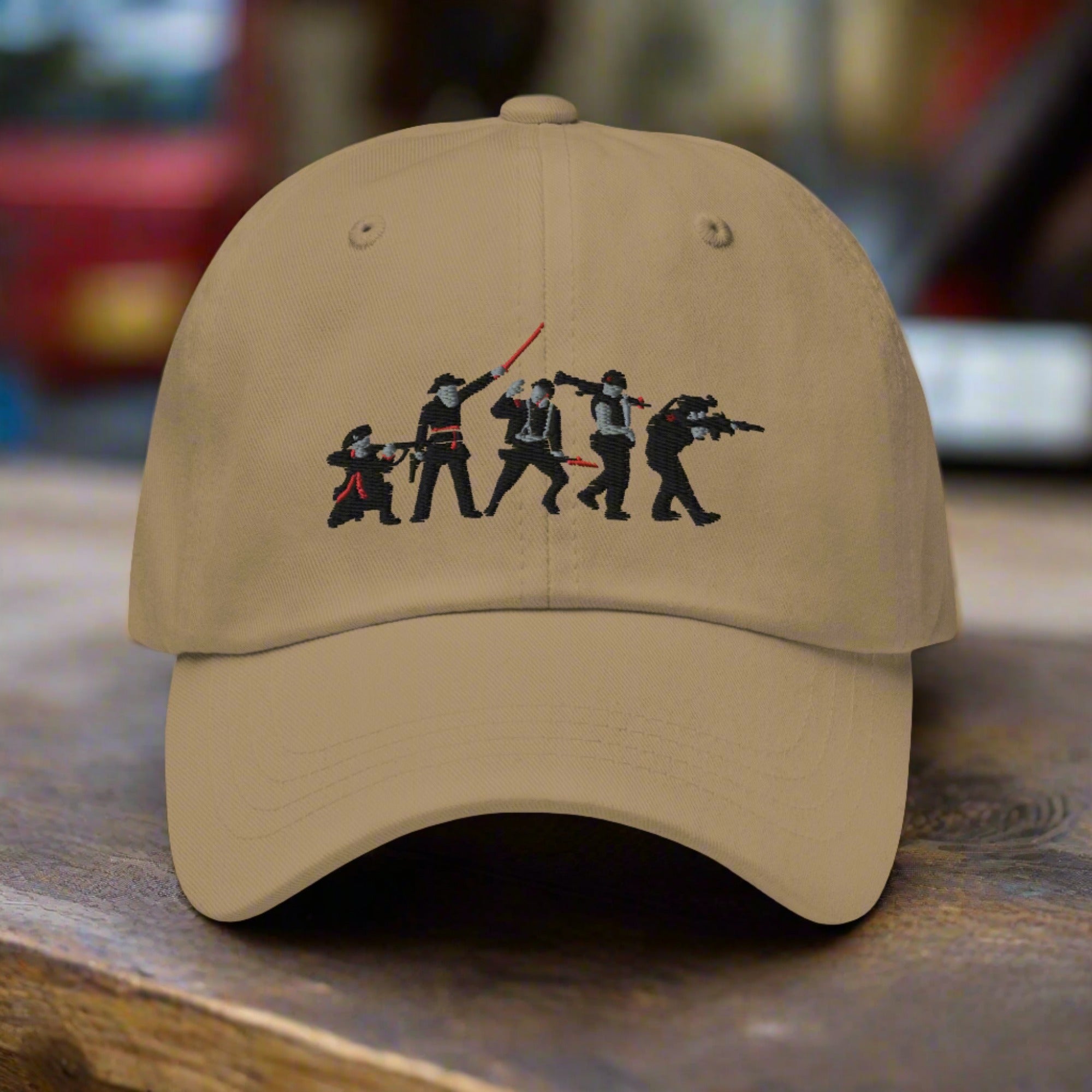 a baseball cap