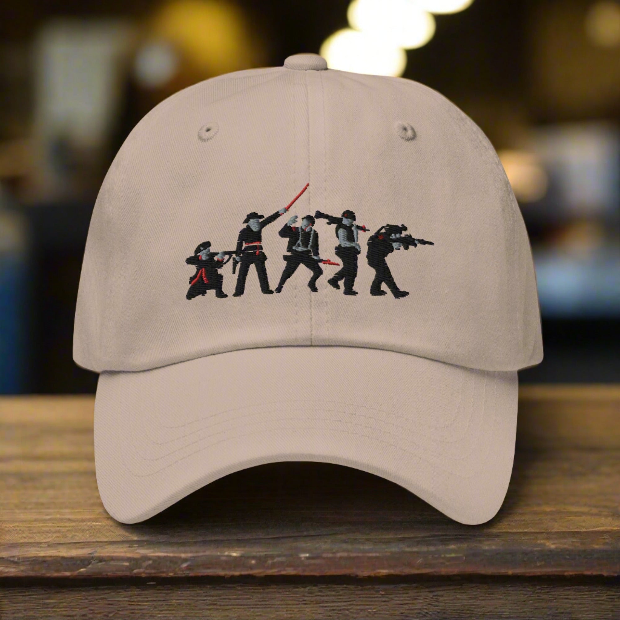 a baseball cap