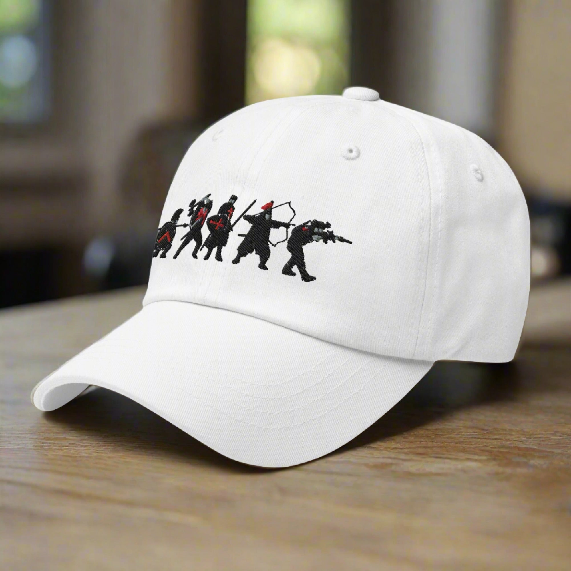 a baseball cap