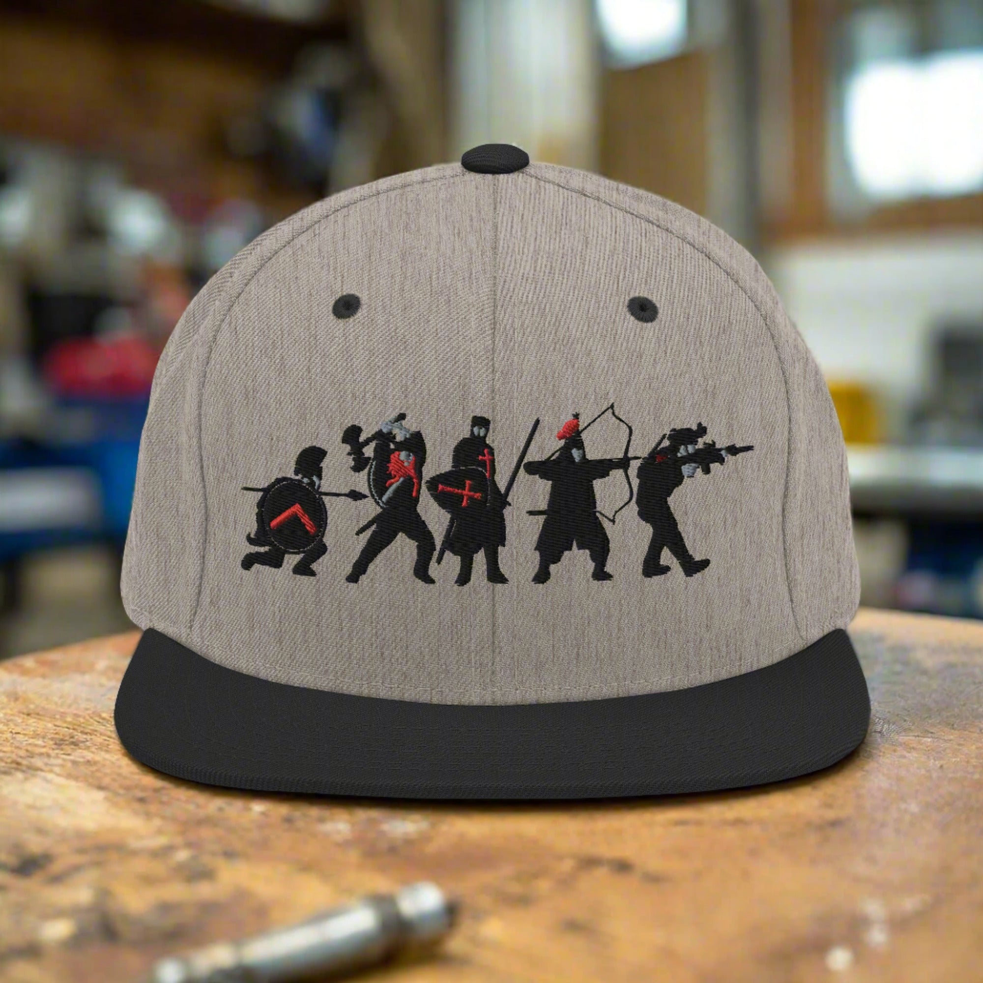 a snapback cap
