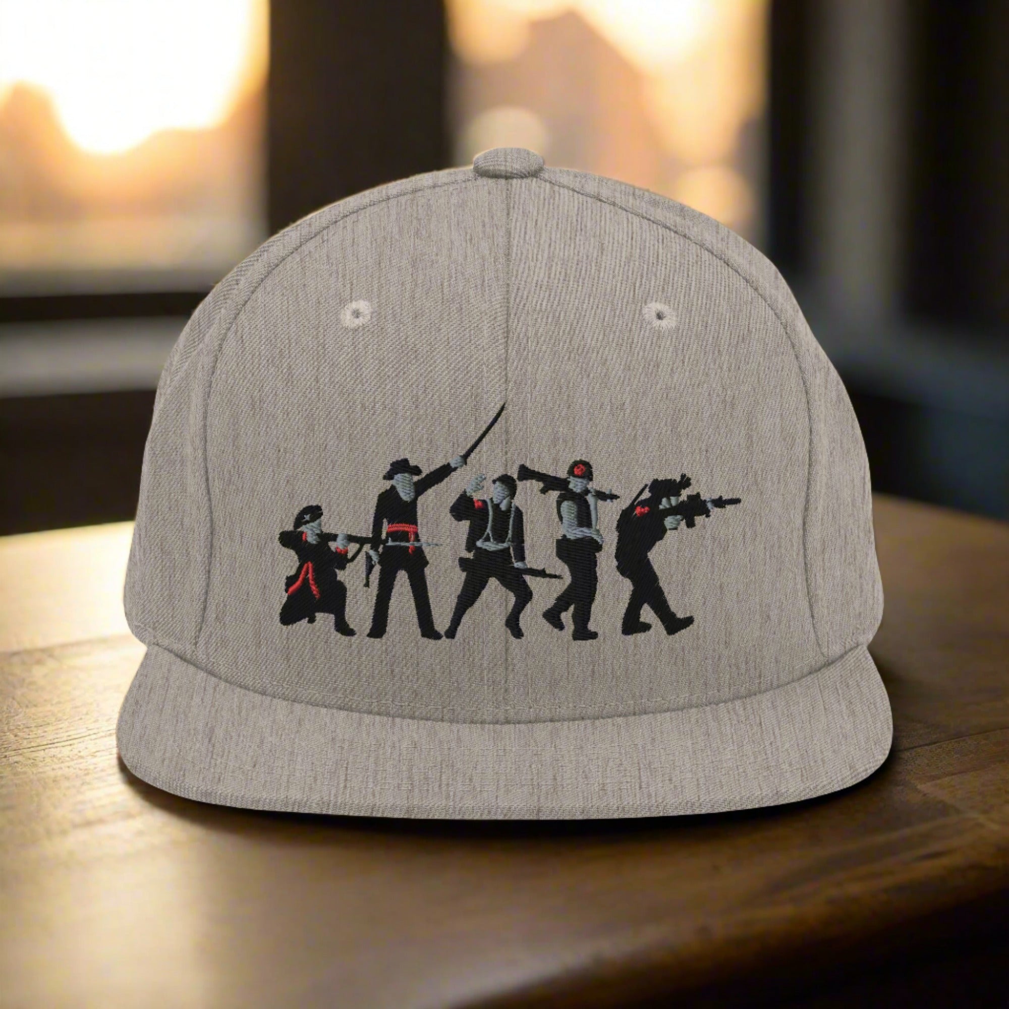 a snapback cap