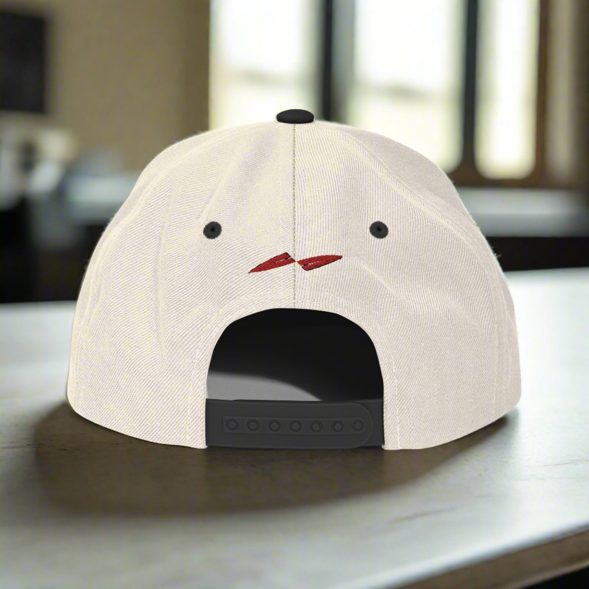a snapback cap