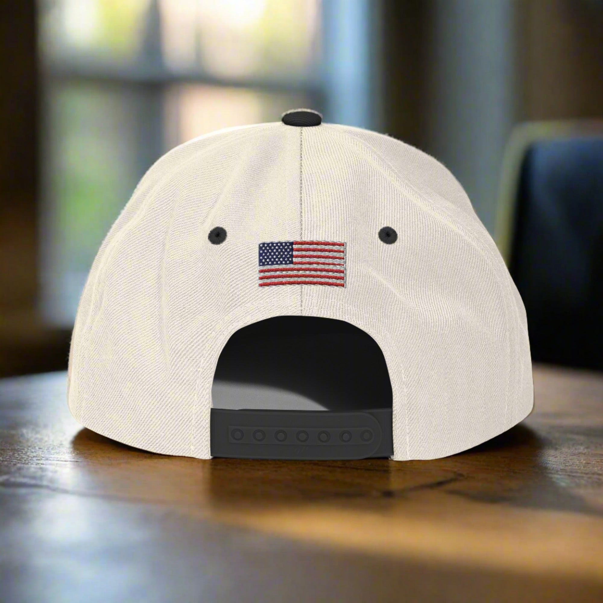 a snapback cap