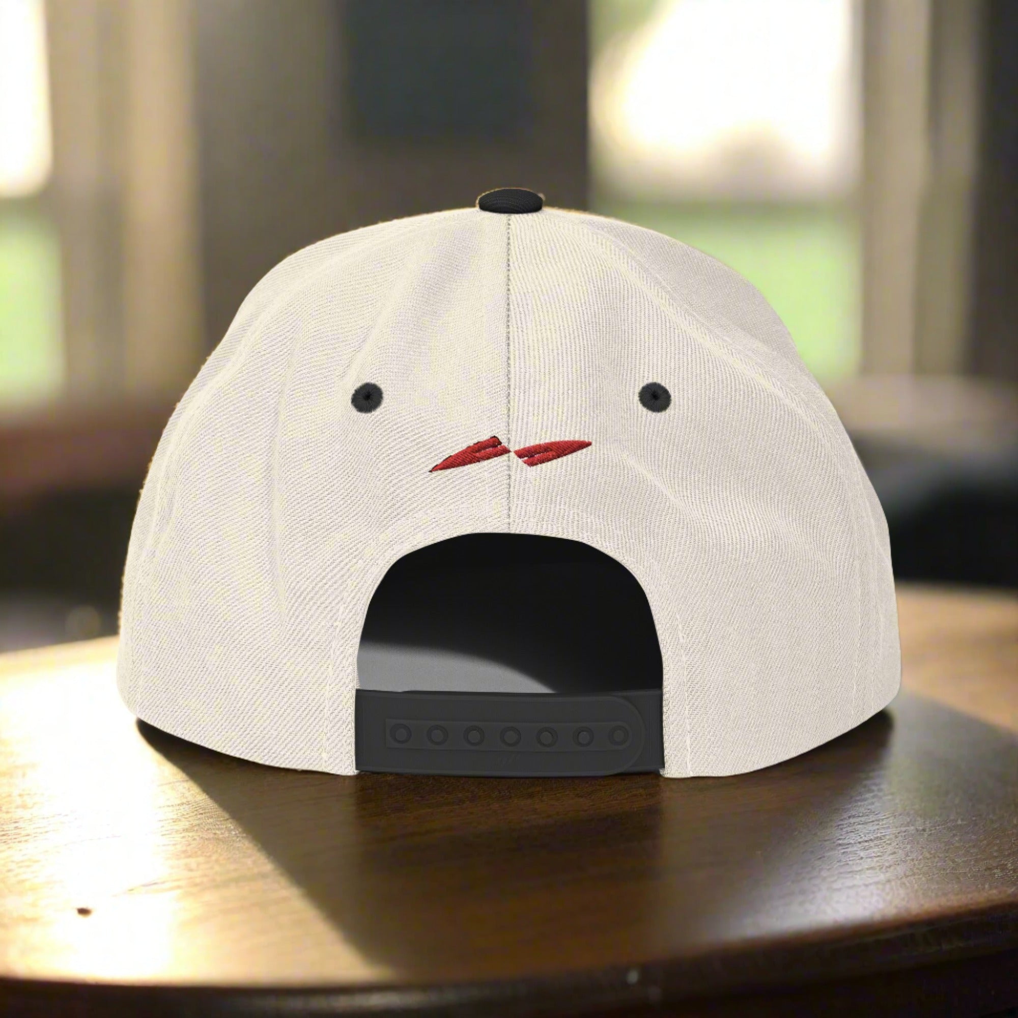 a snapback cap