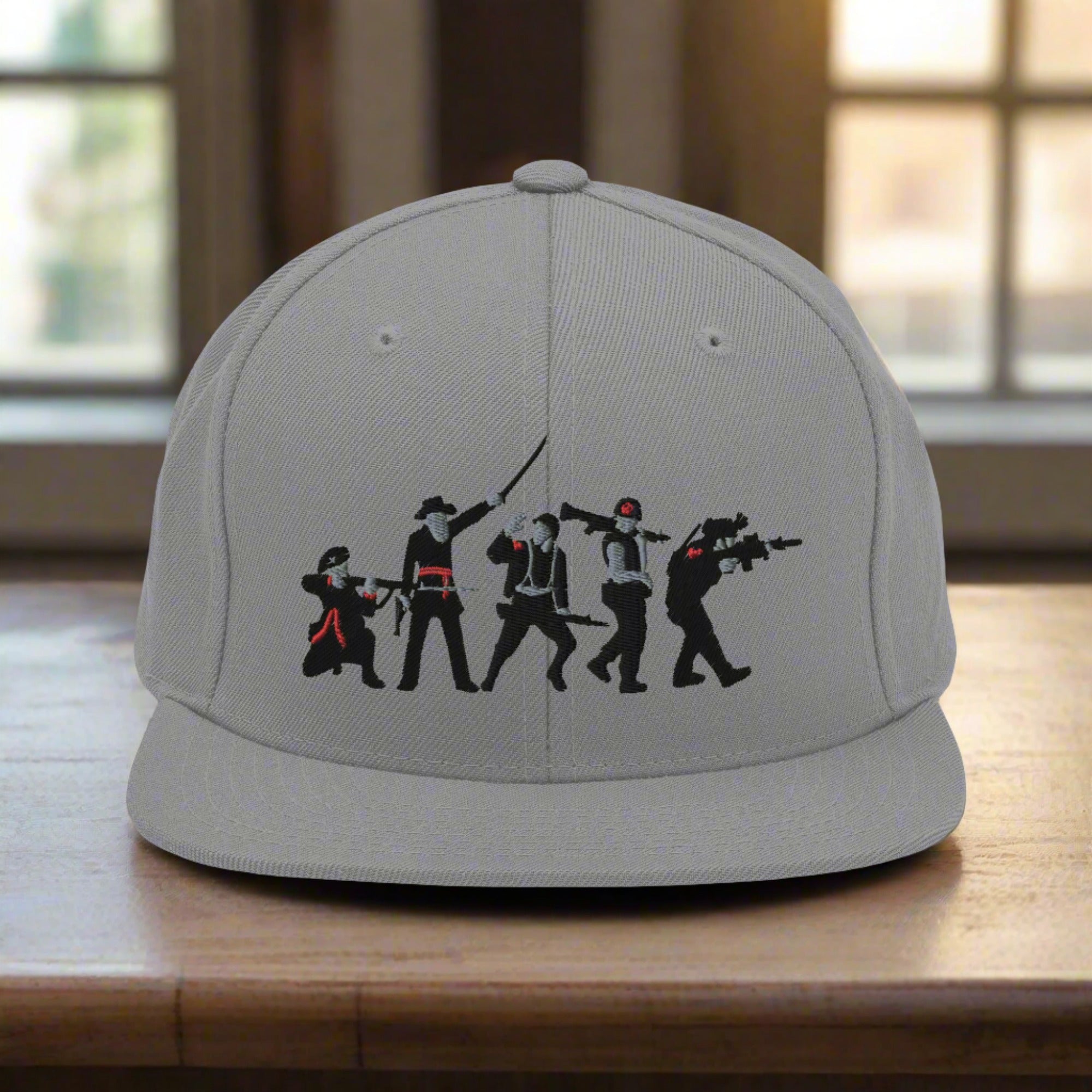 a snapback cap