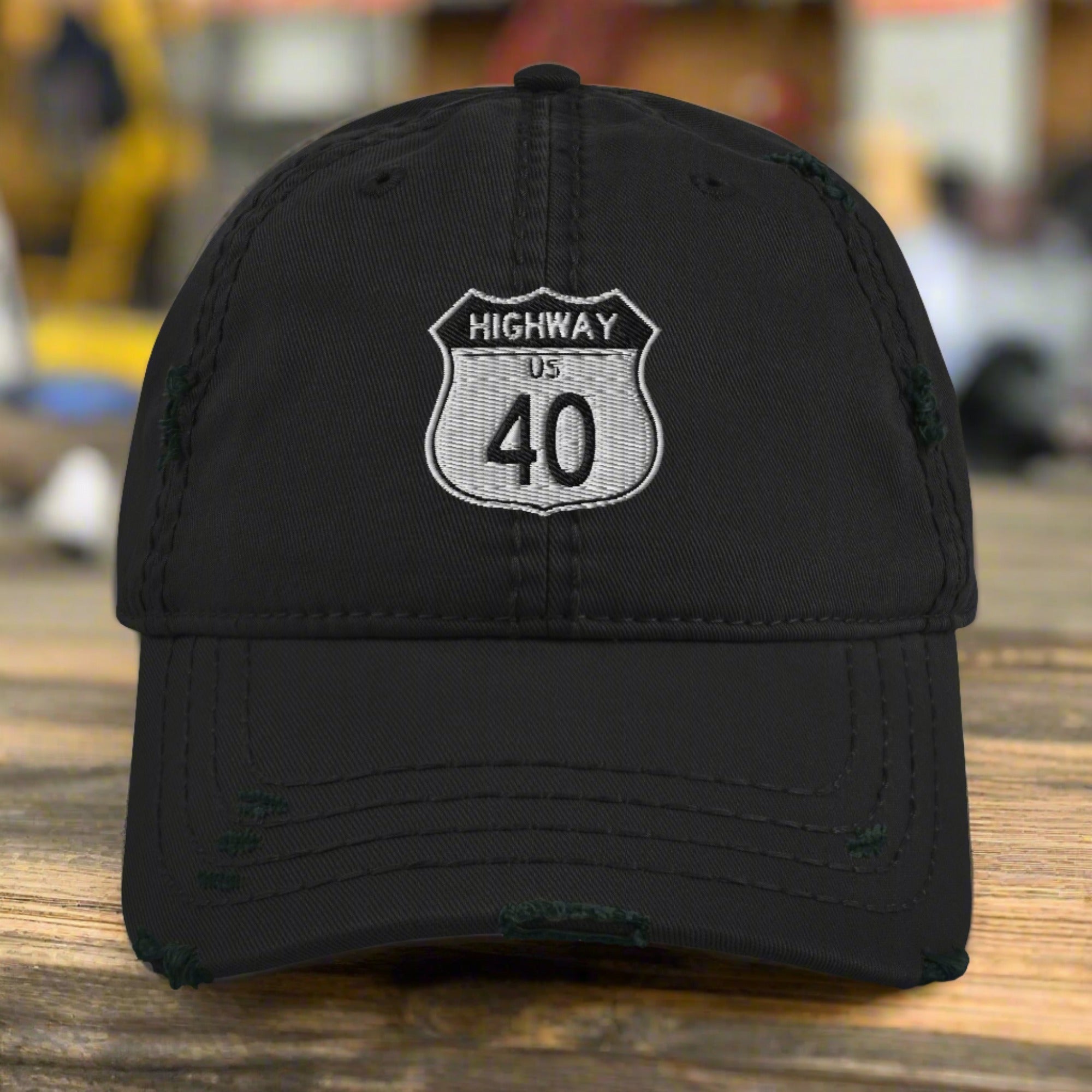 a baseball cap