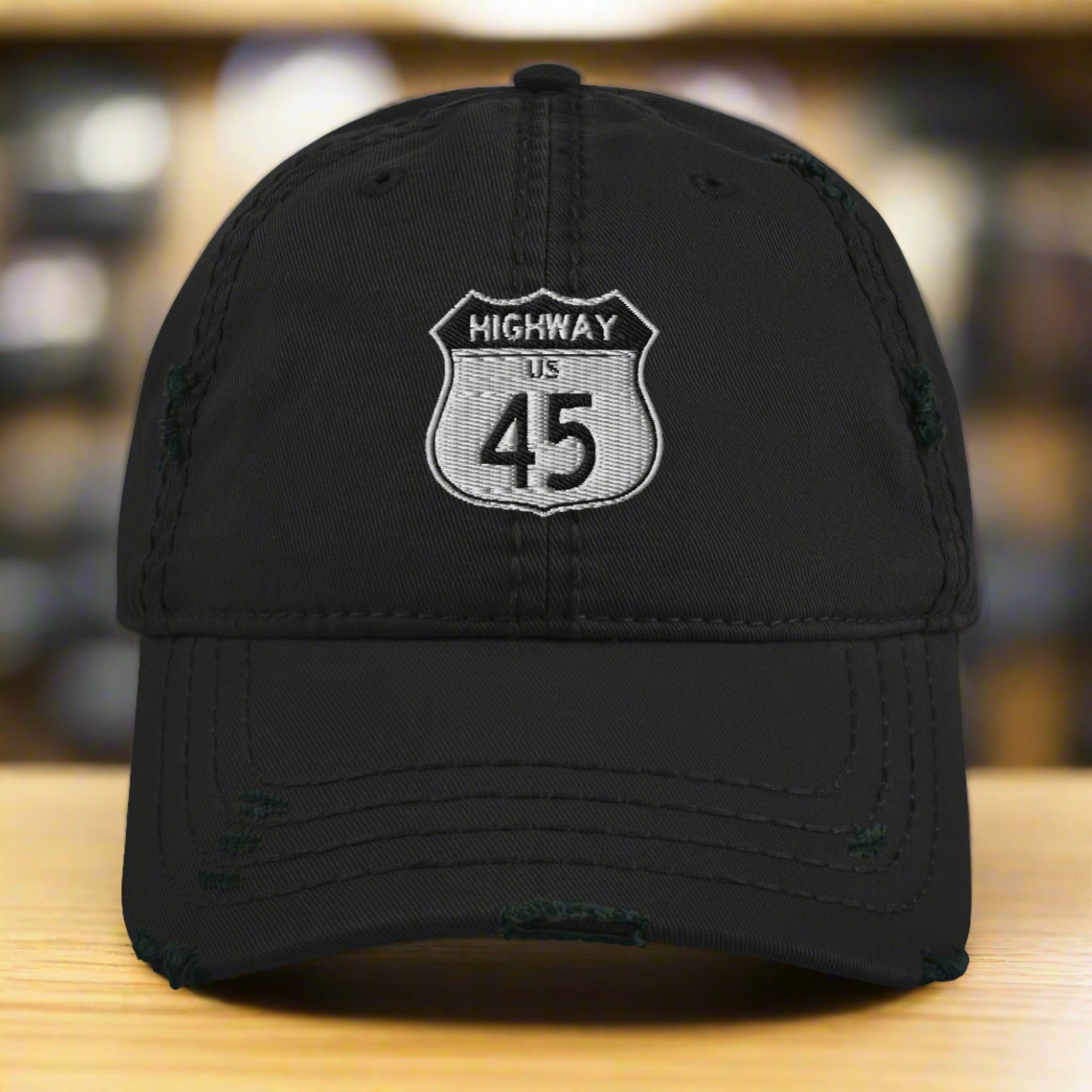 a baseball cap